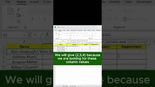 Multiple Columns Vlookup in Excel - VLookup, Return Multiple Values 