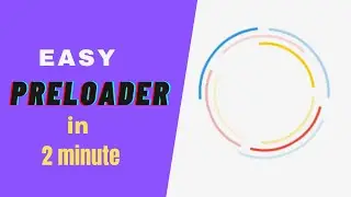 Add a Preloader in HTML and CSS || Code Ground