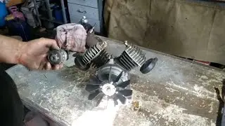 Converting a compressor from a direct piston to a belt compressor. Part 2.