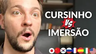 Cursinho de inglês ou Imersão? Dá para ser Fluente SÓ com Imersão?