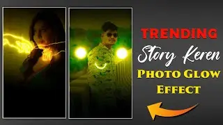 reels viral photo Glow Effect status editing|| Trending photo effects video editing alight motion