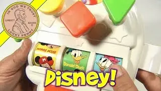 Disney Mickey Mouse Character Matching Shapes Toy, 1992 Mattel Toys -  Minnie, Daisy & Donald Duck