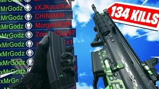 134 KILLS!! The *NEW* SCAR in MW2 (Best TAC-56 Class Setup) -Modern Warfare 2