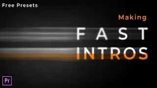 Making Fast Intro/Text Animation | Premiere pro-Free Presets