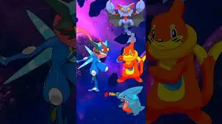 Ash Greninja vs Ash All Pokemon's | 