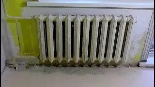 How and what to paint a cast iron heating radiator with.