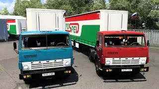 На Камазах возим грузы по России.ETS-2 v-1.44
