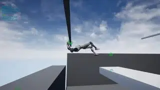 Unreal Engine 4 Swing Test With Parkour Motion Warping System