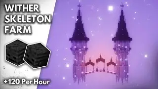 WITHER SKELETON FARM Tutorial | Minecraft Tutorial | Java Only