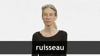 How to pronounce RUISSEAU in French