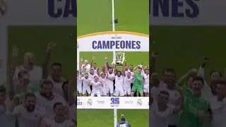 Real Madrid champions of La Liga 2021/2022