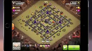 Военная база для ратуши 9 уровня. Clash of clans