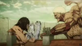 Eren V/s Reiner opening fight Scenes Attack on titan Season 4 part 2