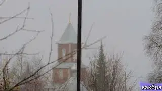 10.10.2023 первый снег в Печоре