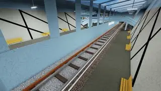 Играем с EgorinTrain в режим МетроСтроБлокс - Третьяковская линия в игре ROBLOX