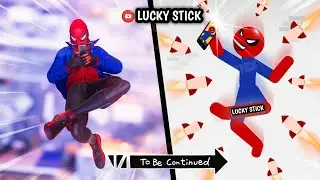Spiderstickman vs Spiderman Funny Moments and Epic Moments / Stickman Dismounting
