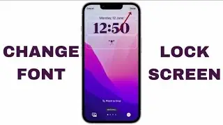 Customize Your Lock Screen Font: How to Change the Font on Your iPhone.