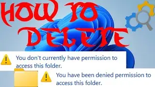 How To Delete File Or Folder With Access Denied Or You Dont Have Permission - GogetaSuperxHelp