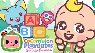 ABC Song with Building Blocks 🔤 | NEW 🍎 CoComelon Playdates Nursery Rhymes