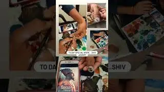 Nail Art..Work....Shiv Jaynti Special...😱😱😱