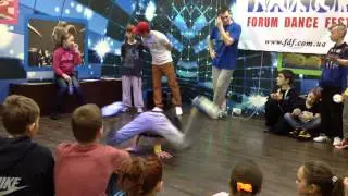 Forum Dance Fest Final day - Final Battle - Третьяченко Денис VS Кошель Влад (1st round)