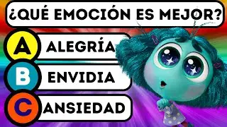 Adivina cuanto sabes 😁🤢😭  INTENSAMENTE 2, INSIDE OUT 2 - ALEGRÍA, ANSIEDAD, TRISTEZA, ENVIDIA, TEMOR