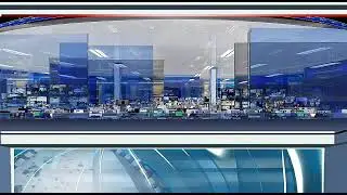 news studio video background [green screen news channel studio