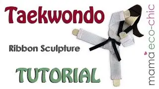 Tutorial: Taekwondo - Karate. Ribbon Sculpture (English/Español)
