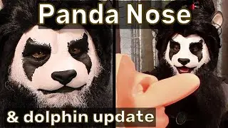 Panda Nose as a Pandaren From World of Warcraft - Foam Latex Prosthetic - Special Effects Makeup