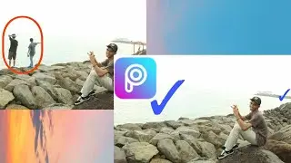 Cara menghapus objek pada foto di PicsArt