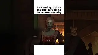 I can't believe she's in the game...