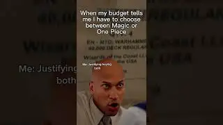 When you love two TCG and trying to justify buying both🤣 #Meme #onepiece #mtg #onepiecetcg #edh