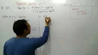Tan 4x = 4 tan x ( 1- tan square x ) / 1- 6 tan square x + tan 4 x