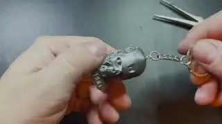 NFC 3D printed Terminator - T800 keychain - NFC 3D print Terminator - T800 privjesak za kljuceve