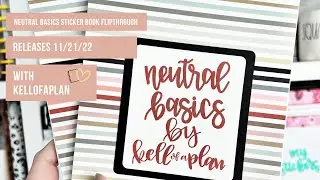 Neutral Basics Sticker Book Flipthrough- Releases 1/21/22