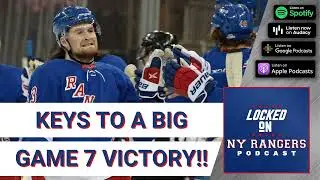 Keys to a big Game 7 win for the Rangers!!!!