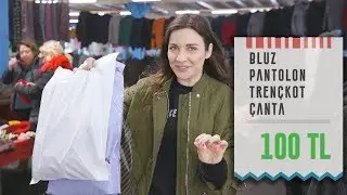 SHOPPING FOR CLOTHES FLEA MARKET FOR $5 | AMAZING OUTFIT COMBOS 👗