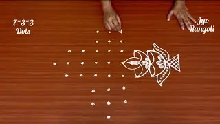 Latest Diwali Diya Rangoli 🪔Karthika Masam 7*3*3 Chukkala Muggu🪔Kolam🪔Festive Rangoli 🪔Jyo Rangoli 🪔