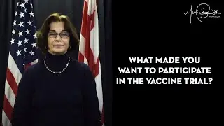 Councilmember Mary Cheh on the Moderna Vaccine Trial