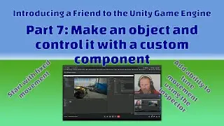 Make an object and control it with a custom component