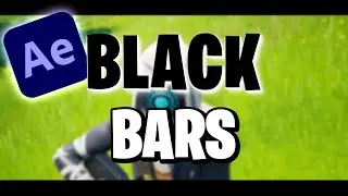 How to add BLACK BARS to Video in AFTER EFFECTS! | Tutorial | After effects!
