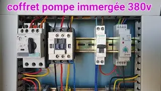 Explanation of the simplest 380v water pump operating panel #pompe_immergée