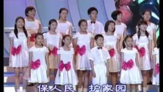 中國綠色小天使合唱團表演 感恩之歌
