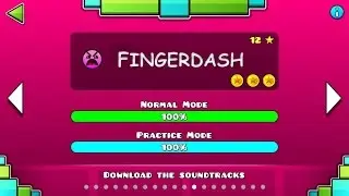 GEOMETRY DASH 2 1 UPDATE FINGERDASH COMPLETED! FREE COINS! [TheJekaMIX GD]