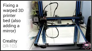How to fix a warped 3D printer bed (also fitting a mirror print surface)