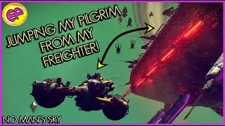 No Man's Sky - How to build an Exocraft ON YOUR FREIGHTER AND JUMP IT TO A PLANET!  GRAH!!!