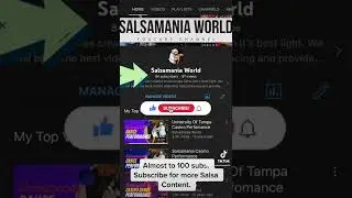 Salsa Combinations- Casino Salsa, Salsa and more Salsa. Let's get to 100 subs.