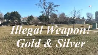 Illegal Weapon, Gold and Silver Found Metal Detecting!
