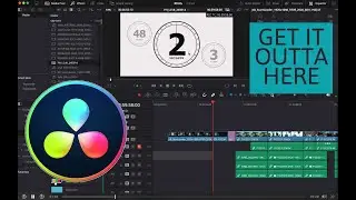 DaVinci Resolve Export for Pro Tools - AAF, Video Reference, Timecode, and Countdown