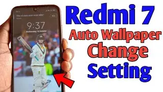 How to change wallpaper in Redmi 7 automatically when lock screen | Redmi 7 me wallpaper change kare